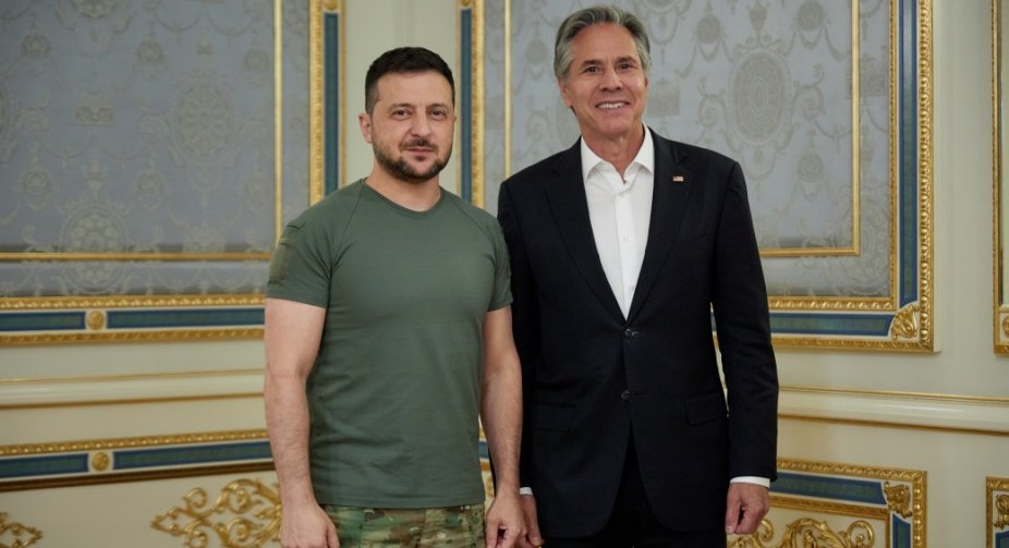 Зеленський обговорив з Блінкеном подальшу підтримку України