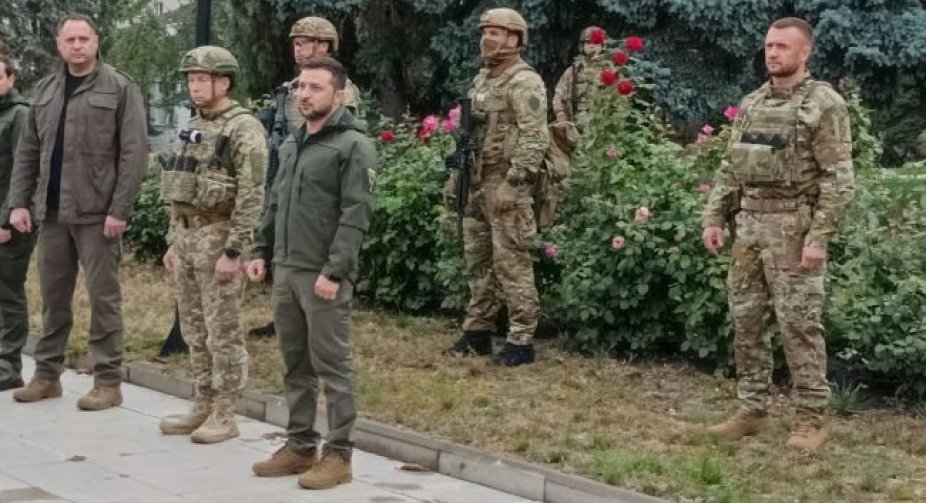 Zelenskyi visited Izyum, liberated from the occupiers