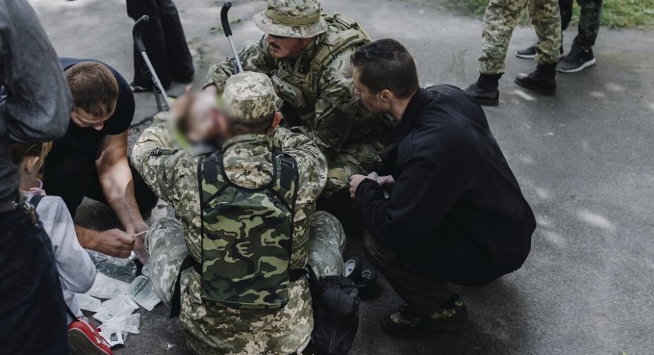 An explosion occurred at an ammunition exhibition in Chernigiv, children were injured