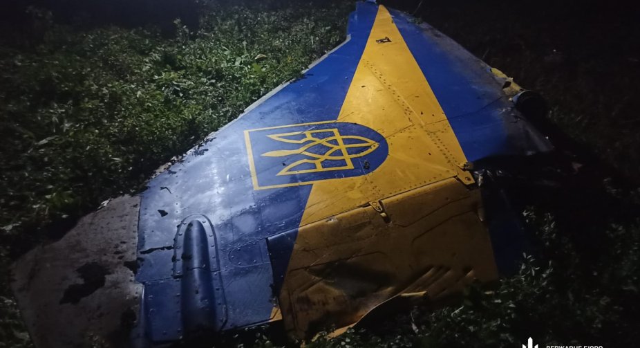 ГБР розслідує падіння військового винищувача у Вінницькій області