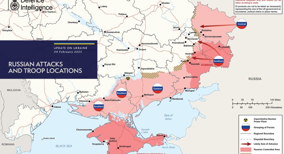 A fresh map of the battles in Ukraine from British intelligence: what is the situation at the front