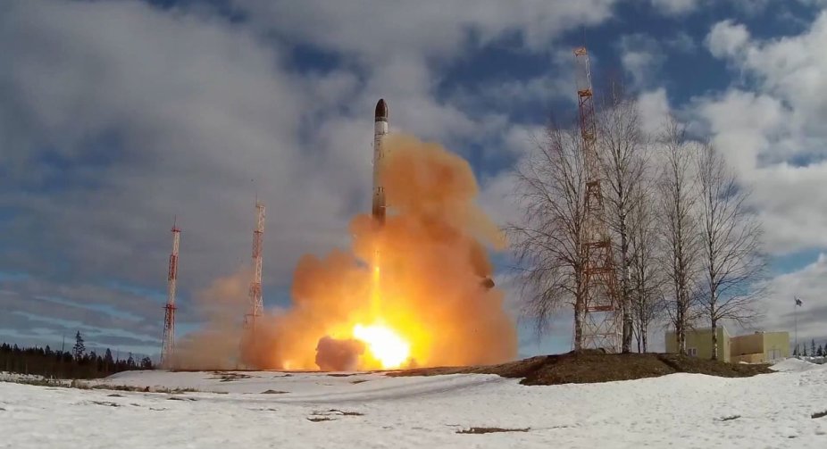 РФ провела невдалий запуск балістичної ракети "Сармат" під час візиту Байдену до Києва