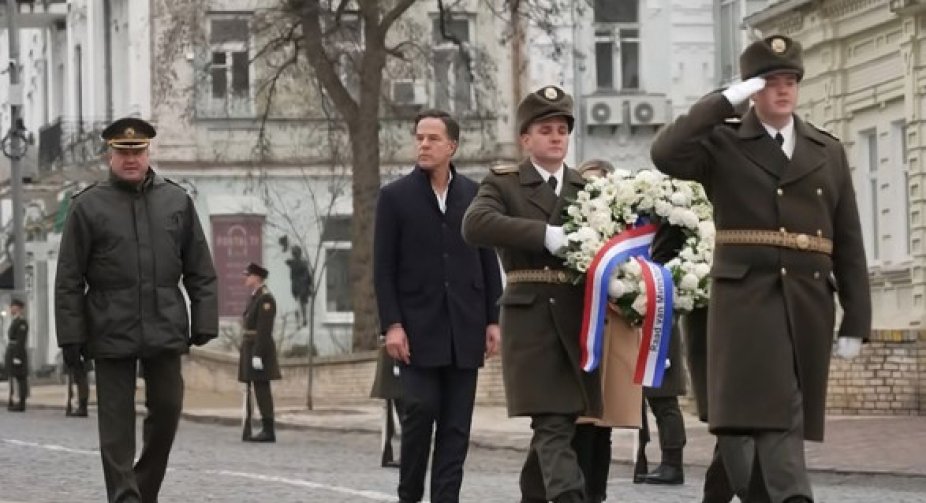 The Prime Minister of the Netherlands has arrived in Kyiv, he has a scheduled meeting with Zelenskyi