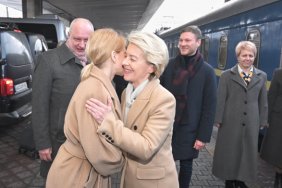 Президент Єврокомісії в четвертий раз з початку вторгнення РФ прибула до Києва