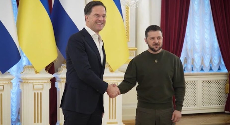 Зеленський зустрівся з прем'єром Нідерландів у Києві