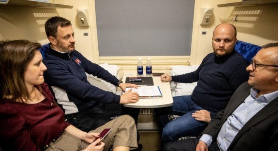 The prime ministers of Slovakia, Slovenia and Croatia arrived in Ukraine for the summit on the occasion of the deoccupation of Buchi