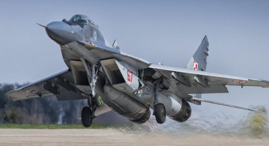 Poland transferred several of its MiG-29 fighters to Ukraine
