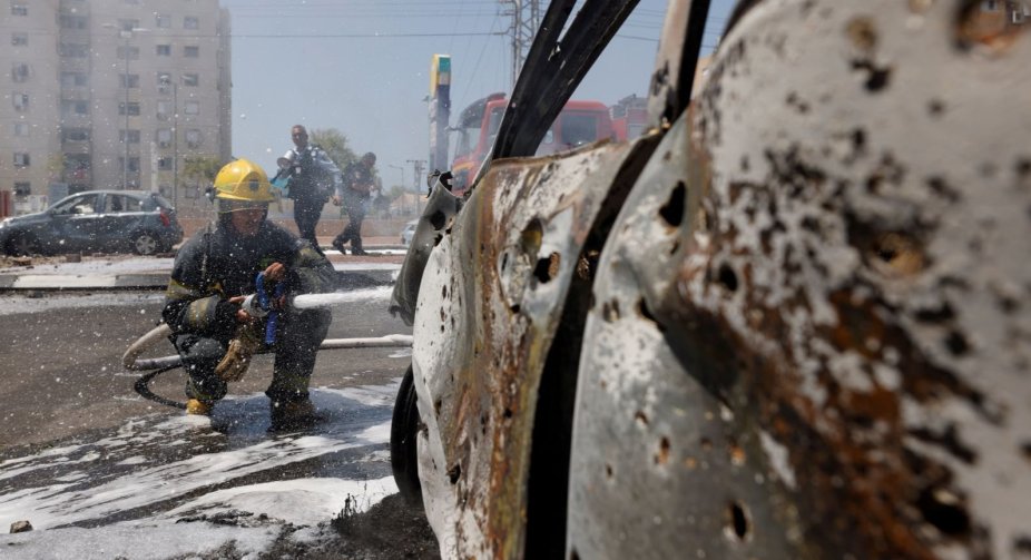 Israel's Tel Aviv was under rocket fire, the city sounded alarm