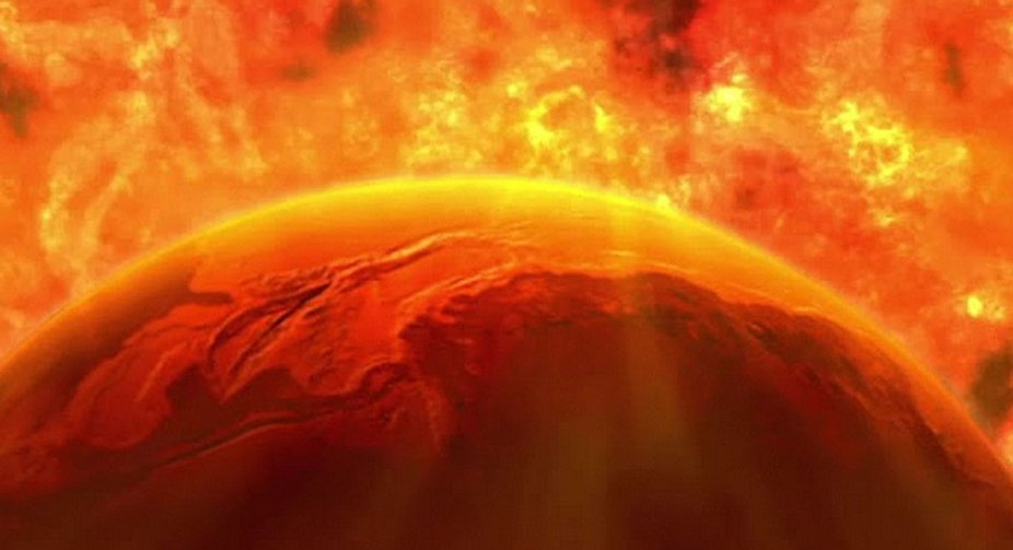 A bloated analogue of the Sun swallowed the planet before the eyes of scientists