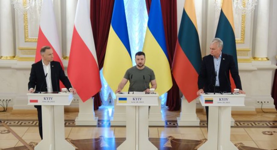Зеленський зустрівся з президентами Польщі та Литви. Про що говорили