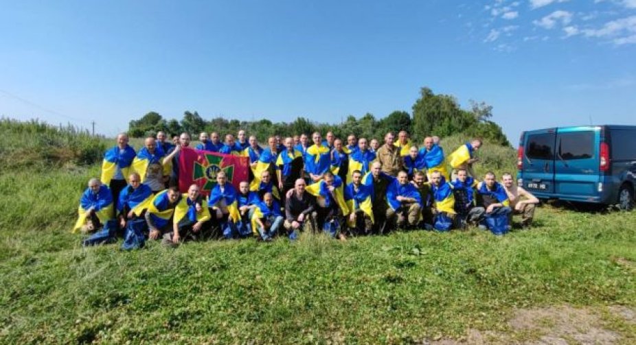 Defenders of Mariupol and Bakhmut.  Ukraine returned more than 40 defenders from Russian captivity