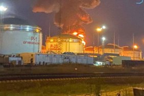 Пожежа на нафтобазі "Струмки" у Санкт-Петербурзі