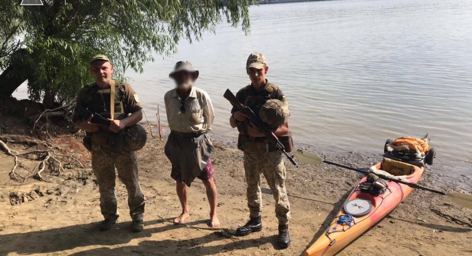 American illegally entered Ukraine on a kayak - State Border Guard Service