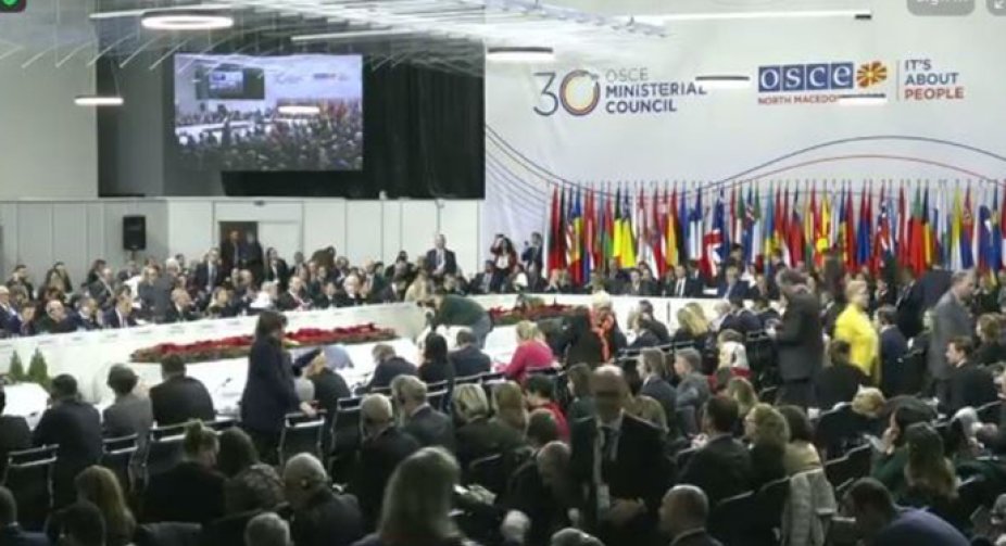 Demarche in Skopje: Ukrainian delegation left meeting room during Lavrov's speech