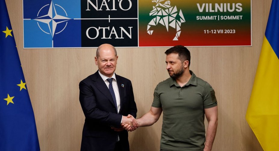 Zelensky and Scholz discussed future defense cooperation and the situation at the front
