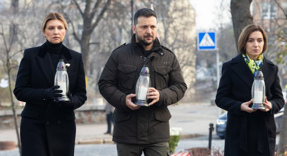 Maia Sandu, Charles Michel and German Defense Minister arrived in Kyiv today