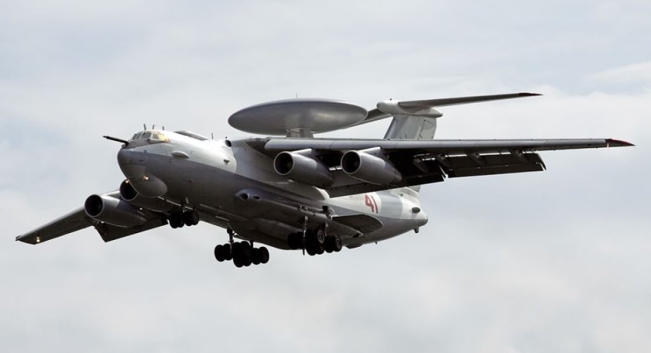 Військові показали відео останнього польоту літака А-50 РФ