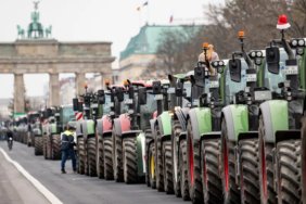 Column of farmers arrives in Berlin to protest against subsidy cuts