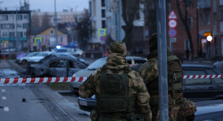 Росіяни поскаржилися на "приліт" по будівлі МВС у Бєлгороді