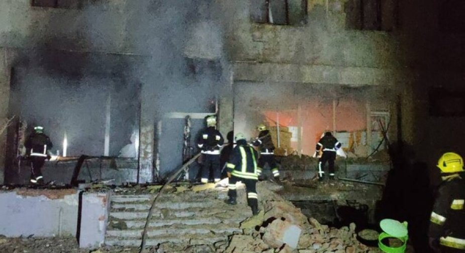 Infrastructure facility caught fire in Ternopil region due to Shahed attack - RMA