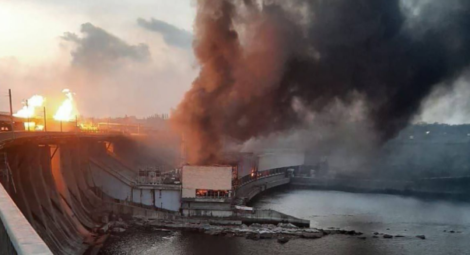 Попри пошкодження, на ДніпроГЕС вдалося запустити частину обладнання