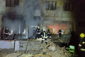 Infrastructure facility caught fire in Ternopil region due to Shahed attack - RMA