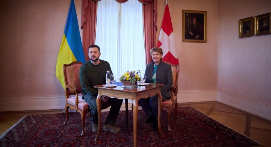 Зеленський обговорив з президентом Швейцарії підготовку до саміту миру