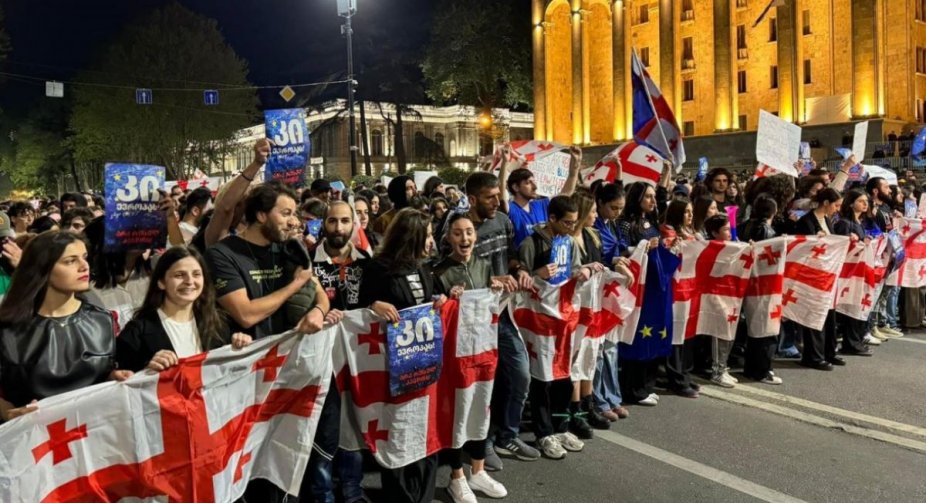New protests in Georgia: Large-scale march against the law on foreign agents to the parliament