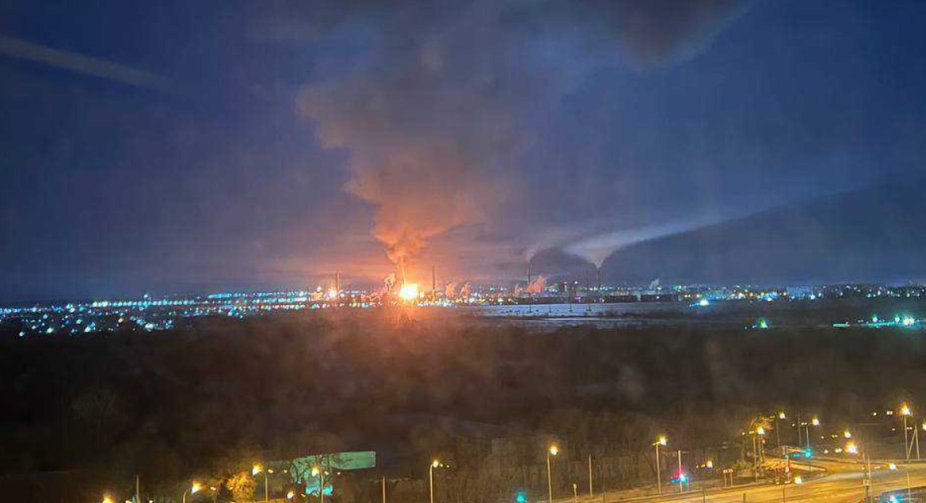 Ukrainian drone covers a record distance: hits oil refinery in Russia at 1500 km - SBU sources
