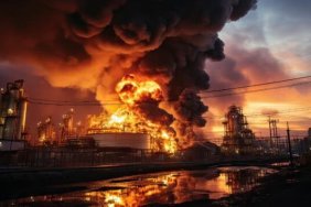 Attack on an oil depot: a fire in the Belgorod region of Russia