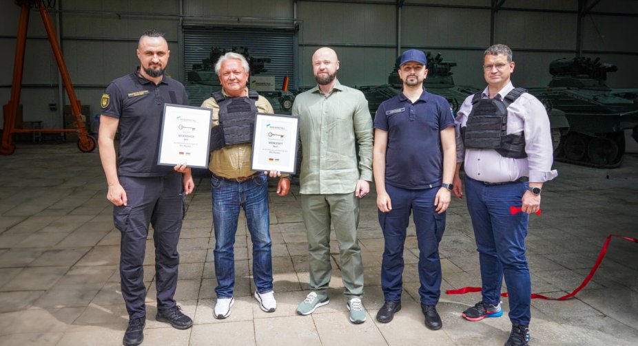 Workshop for repair and production of armored vehicles is launched in Ukraine together with Rheinmetall