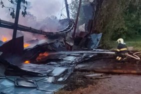 Пожежа у Вінницькій області: наслідки уламків збитого безпілотника