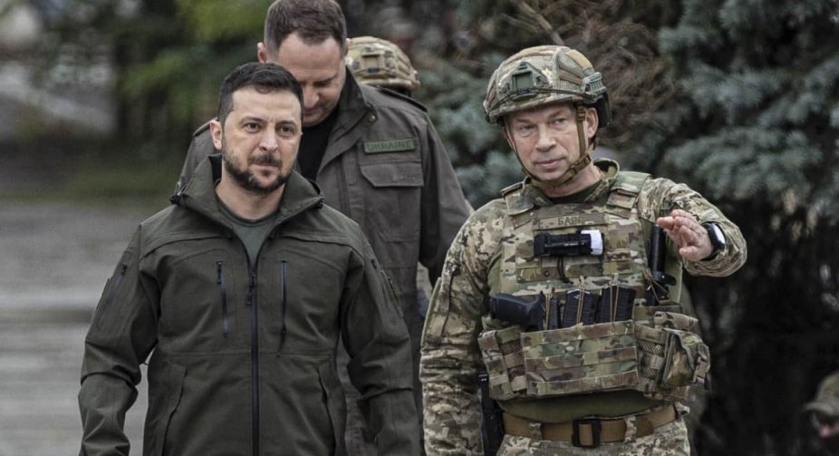 Зеленський і Сирський обговорили ситуацію на фронті: доповідь головнокомандувача ЗСУ